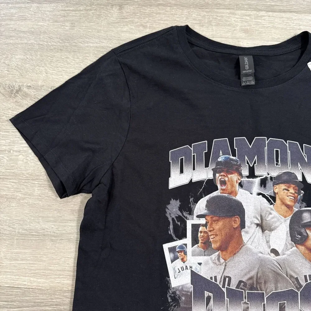 New York Yankees Shirt Aaron Judge Juan Soto Diamond Duos Women's Black Large
